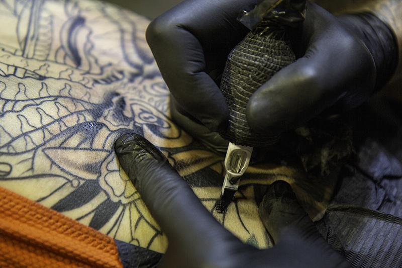 tatoo close up actiefoto