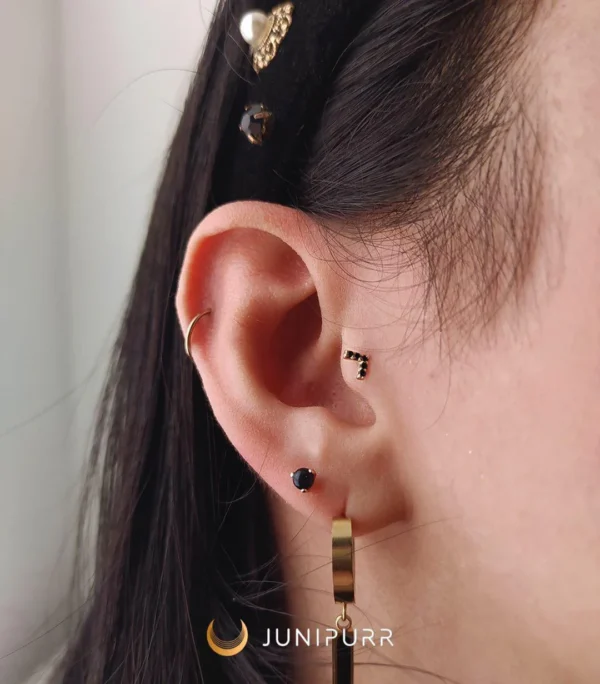 Chevron With Black CZ - Afbeelding 10