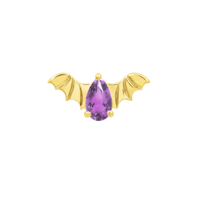 Bat with Amethyst