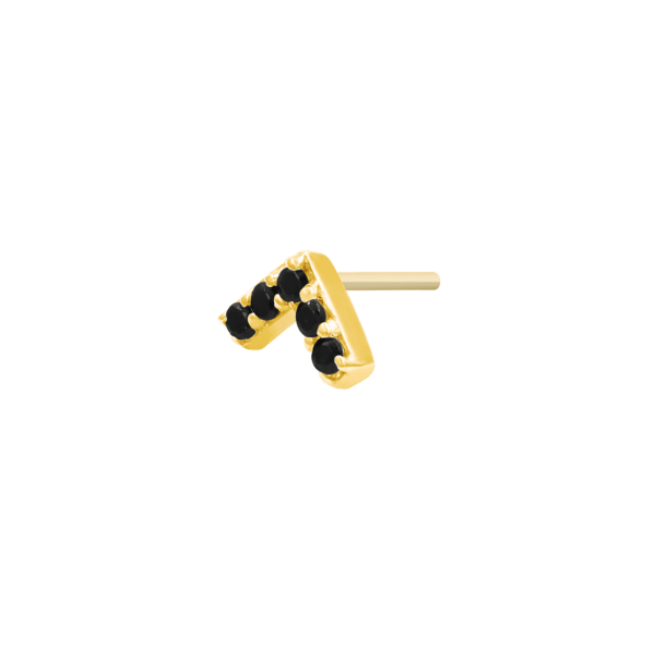Chevron With Black CZ - Afbeelding 2