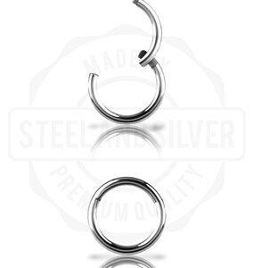 Gladde Clicker 18k Wit Goud