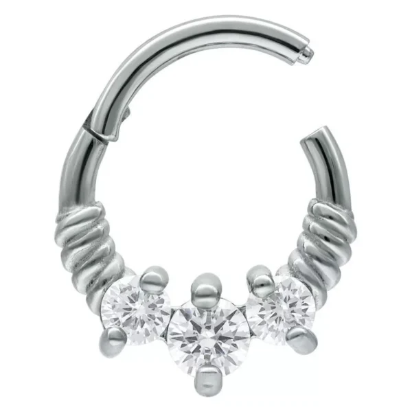 Three Crystals Septum Clicker - Afbeelding 2
