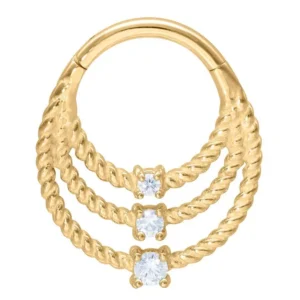 Three Twisted Rings