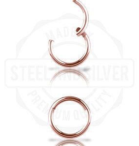 Gladde Clicker 18k Rosé Goud
