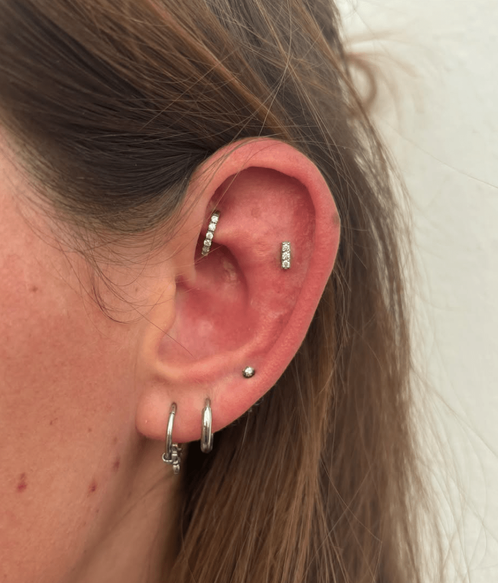 flat piercing