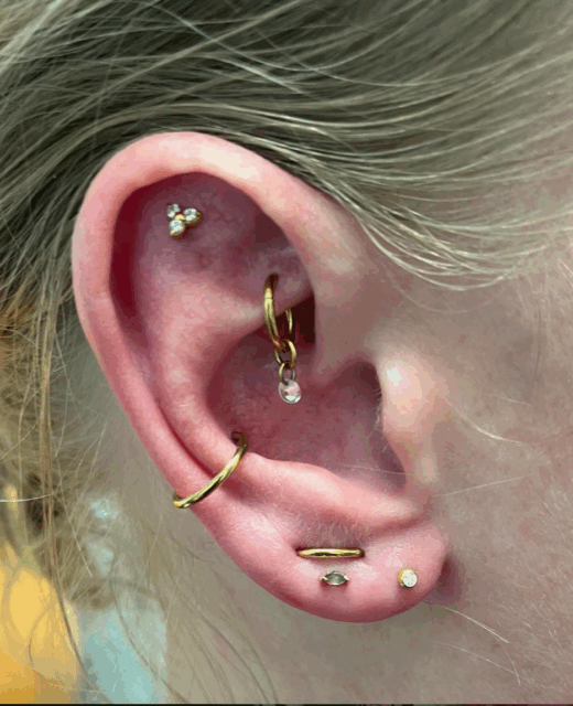 flat piercing gezet bij lextremiste