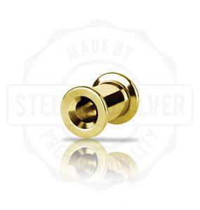 Doublé Goud Internal Titanium Tunnel